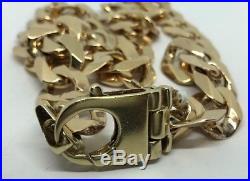 9ct Gold Heavy Curb Chain 24 Weighs 211.2g