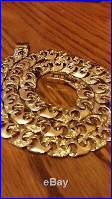 9ct Gold Heavy Mariner Chain