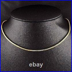 9ct Gold Heavy Snake Chains 16-26 Fully Hallmarked, Made in the U. K