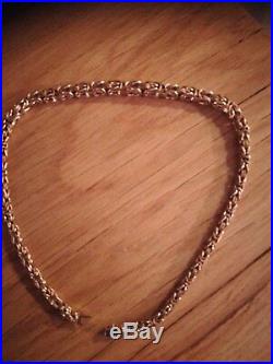 9ct Gold Heavy Weight Chain Necklace mens