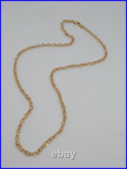 9ct Gold Hollow 17 Double O Link Chain