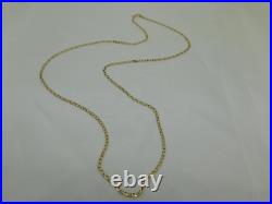 9ct Gold Interlock Oval Link Chain