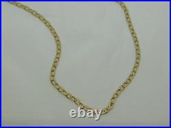 9ct Gold Interlock Oval Link Chain