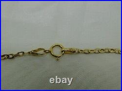 9ct Gold Interlock Oval Link Chain