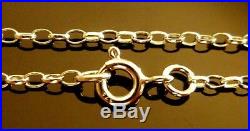 9ct Gold Ladies Belcher Chains 16 26 U. K. Made, Fully Hallmarked