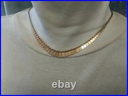 9ct Gold Ladies Cleopatra Necklace Hallmarked Great Gift 16