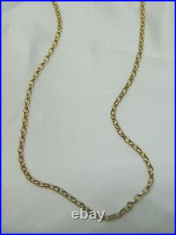 9ct Gold Mini Belcher Link 16 Chain