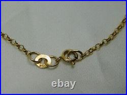 9ct Gold Mini Belcher Link 16 Chain