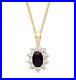 9ct-Gold-Natural-Sapphire-Cluster-Pendant-Necklace-18-inch-Gold-Chain-UK-Made-01-iey