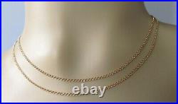 9ct Gold Necklace 9ct Rose Gold Curb Chain (26 Inches)
