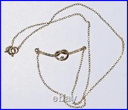 9ct Gold Necklace With Diamonds