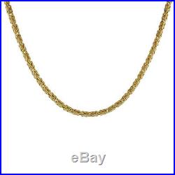 9ct Gold New Square Byzantine Chain-14-4mm-14g British Hallmark RRP£650 I6 14