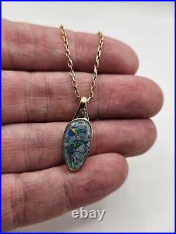 9ct Gold Opal Necklace