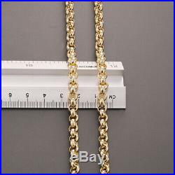 9ct Gold Round Link Belcher Chain 22 6 mm RRP £990 0% FINANCE OPTION