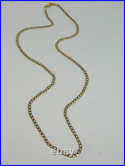 9ct Gold Small Curb Link Chain