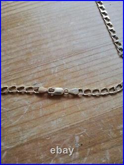9ct Gold Square Curb Chain