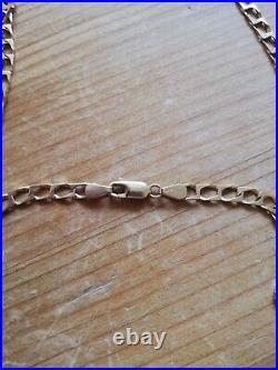 9ct Gold Square Curb Chain