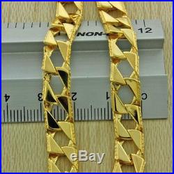 9ct Gold Textured Square Curb Chain 22.5 43.1g British Hallmark RRP£1645 IJ13