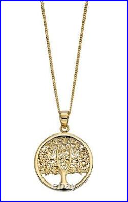 9ct Gold Tree of Life Pendant Design 2 (Chain Sold Separately)