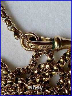 9ct Gold Vintage Belcher Chain c. 80 cm long 17.2 Grams