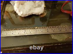 9ct Gold Vintage OVAL BELCHER LINK Chain heavy 13.8 gm 58 cm long (23 approx)