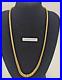9ct-Gold-ladies-graduated-Spiga-chain-necklace-Pre-owned-Weight-9-2-grams-01-tk