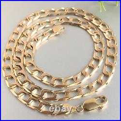 9ct SOLID GOLD CURB CHAIN 20 3/4 MEN'S 25.4g GORGEOUS