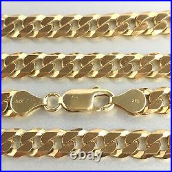 9ct SOLID GOLD CURB CHAIN MEN'S 20 3/4- 37.1g (1.19toz) GORGEOUS