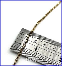 9ct Vintage Gold Chain With Lion Pendant 4g