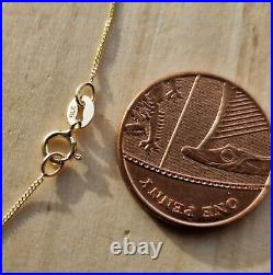 9ct YELLOW GOLD NECKLACE CHAIN SOLID 375 INCLUDING CURB ROLO SNAKE