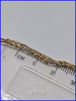 9ct Yellow Gold 18 Figaro T-Bar Chain