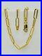 9ct-Yellow-Gold-18-Inch-Paperclip-Chain-5mm-Oval-Link-Necklace-New-01-aq