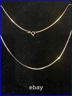 9ct Yellow Gold 18 Inch S Link Snake Chain
