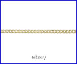 9ct Yellow Gold 2.2mm Curb Open Link 20 / 50cm Neck Chain (G2511C)