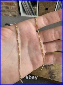 9ct Yellow Gold 20.5 Inch Curb Chain Hallmarked 7g Unisex