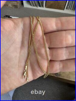 9ct Yellow Gold 20.5 Inch Curb Chain Hallmarked 7g Unisex