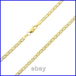 9ct Yellow Gold 24 inch Anchor Chain / Necklace UK Hallmarked 3MM Width