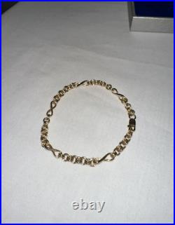 9ct Yellow Gold Bracelet Hallmarked 375