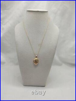 9ct Yellow Gold Chain with Locket