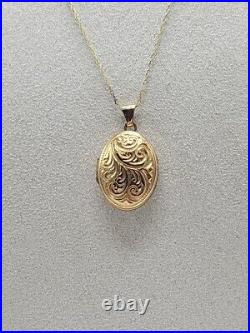 9ct Yellow Gold Chain with Locket