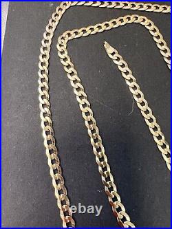 9ct Yellow Gold Curb Chain 10.8g (GD923)