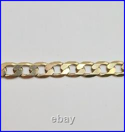 9ct Yellow Gold Curb Chain 20 Inches 18.7g