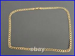 9ct Yellow Gold Curb Chain 20 inch