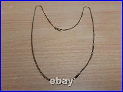 9ct Yellow Gold Curb Chain Approx. 4.21g 21 HY 103884