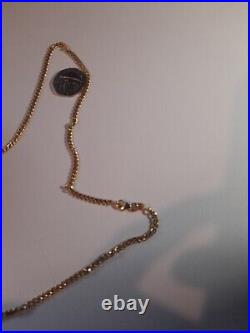 9ct Yellow Gold Curb Chain Hallmarked 375