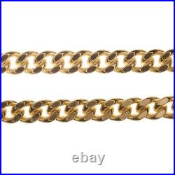 9ct Yellow Gold Curb Link Chain Necklace 1.2mm 9 Carat Choose your size