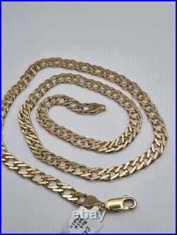 9ct Yellow Gold Double Link Chain