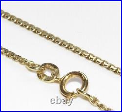 9ct Yellow Gold Fancy Flat Chain / Necklace 20 inch