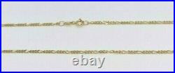 9ct Yellow Gold Figaro Chain 18 inch Fully Hallmarked