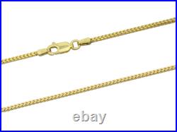 9ct Yellow Gold Franco Jewellery Chain 16-20 Necklace Hallmarked